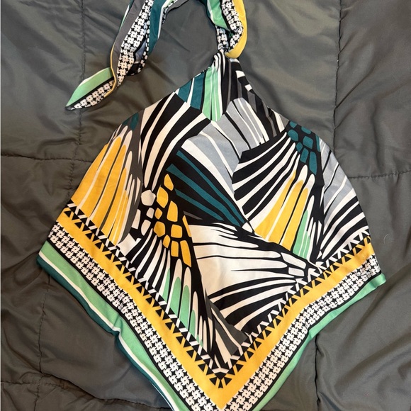 BECCA Other - BECCA Yellow and Green Geometric Bikini